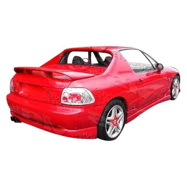 1993-1997 Honda Del Sol 2 doors TECHNO R Style FRP Primer Side Skirts-2
