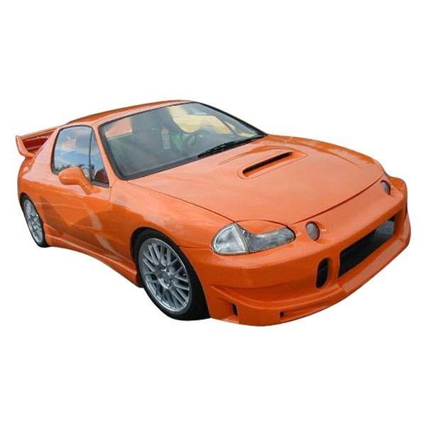 1993-1996 Honda Del Sol 2 doors TSC Style FRP Primer Full Kit-3