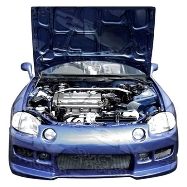 1993-1996 Honda Del Sol 2 doors Z1 BOXER Style FRP Primer Front Bumper-1
