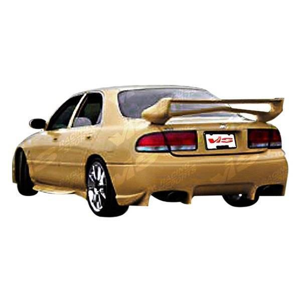 1993-1997 Mazda 626 4 doors INVADER Style FRP Primer Rear Bumper-1