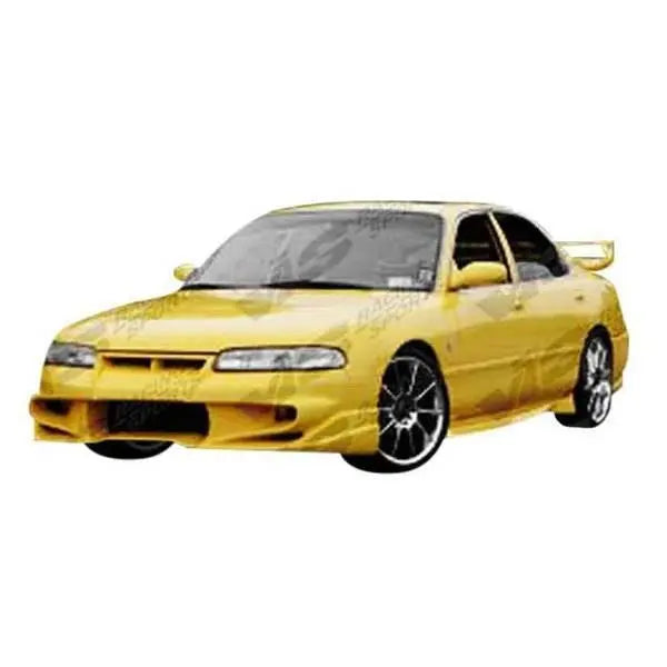 1993-1997 Mazda 626 4 doors INVADER Style FRP Primer Side Skirts-1