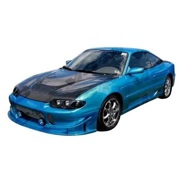 1993-1997 Mazda MX3 2 doors INVADER Style Carbon Fiber Black Hood-1