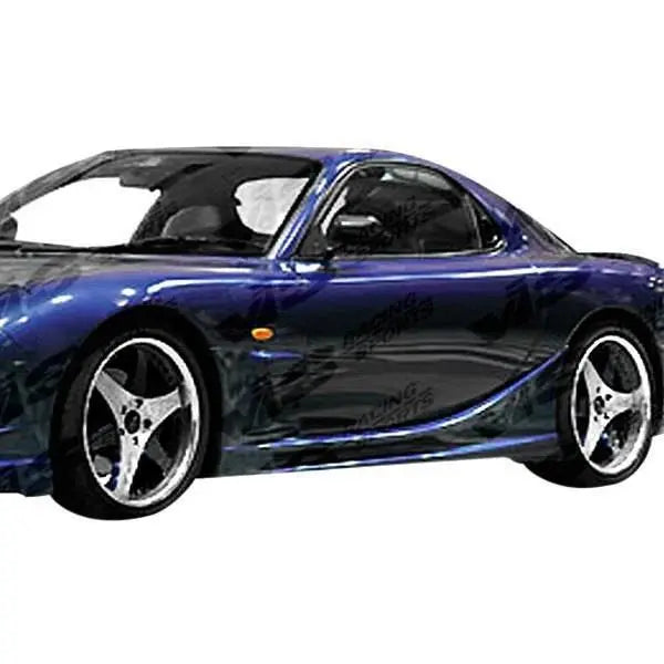 1993-1997 Mazda RX7 2 doors ALFA Style FRP Primer Side Skirts-1
