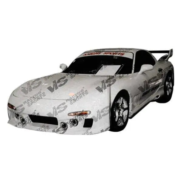 1993-1997 Mazda RX7 2 doors Evolution Style FRP Primer Side Skirts-1
