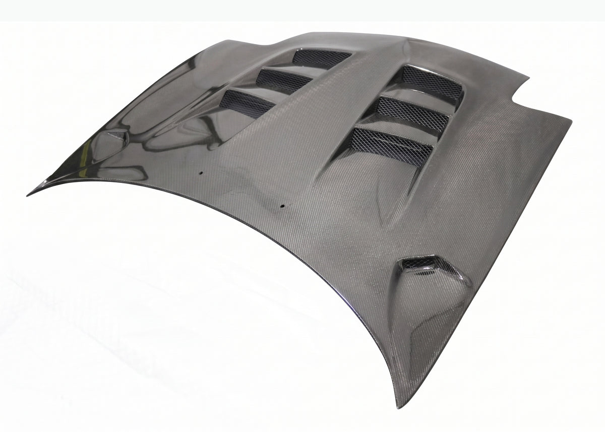 1993-1996 Mazda RX7 2DR Racer Design Style Carbon Fiber Hood