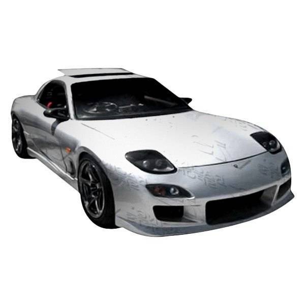 1993-1997 Mazda RX7 2 doors R Speed Style FRP Primer Front Bumper-1