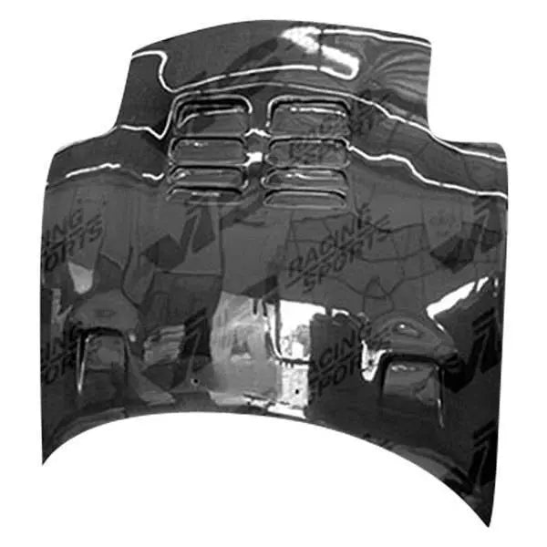1993-1996 Mazda RX7 2 doors TECHNO R Style Carbon Fiber Black Hood-1