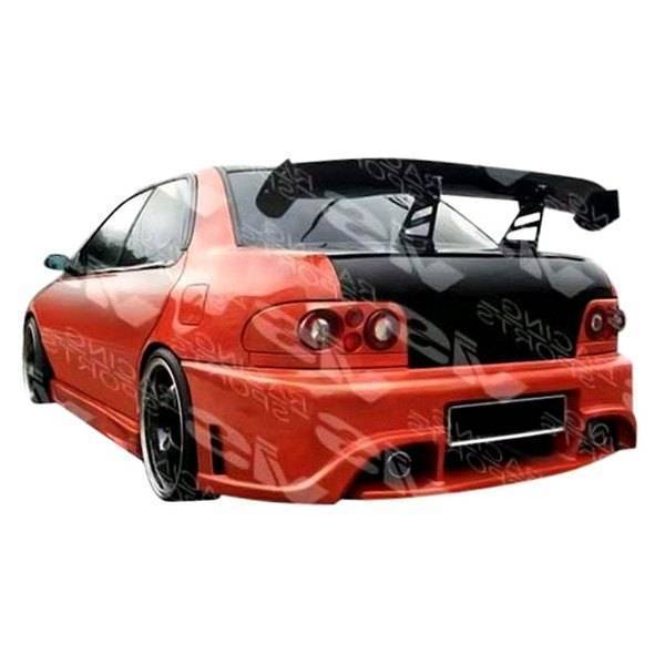 1993-2001 Subaru Impreza 2 doors 4 doors MONSTER Style FRP Primer Rear Bumper-1