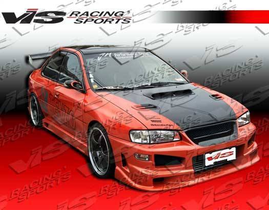 1993-2001 Subaru Impreza 4 doors Monster WB Style FRP Primer WideBody-1