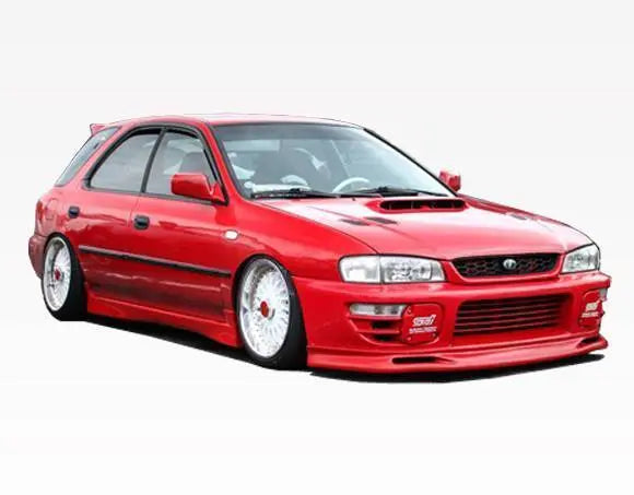 1993-2001 Subaru Impreza 2 doors 4 doors ZYCLONE Style FRP Primer Side Skirts-2