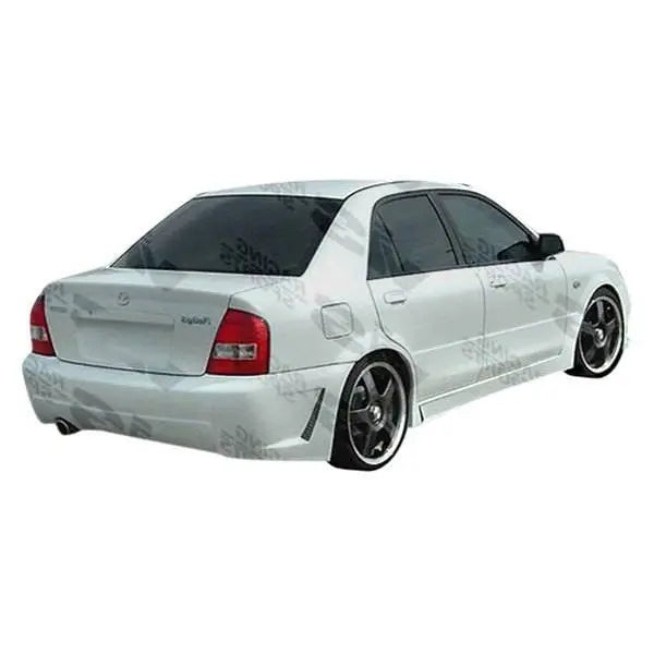1993-2002 Toyota Corolla 4 doors TSC 3 Style FRP Primer Side Skirts-1