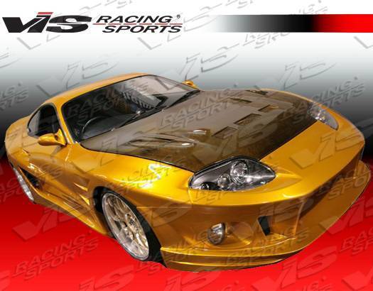 1993-1998 Toyota Supra 2 doors Alfa WB Style FRP Primer Full Kit-1