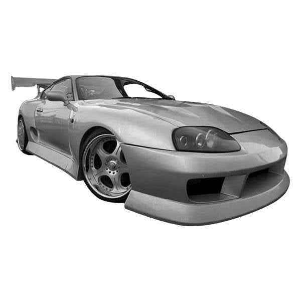 1993-1998 Toyota Supra 2 doors B Speed Style FRP Primer Front Bumper-2