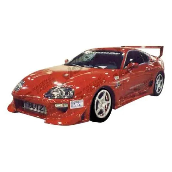 1993-1998 Toyota Supra 2 doors BATTLE Z Style FRP Primer Side Skirts-1