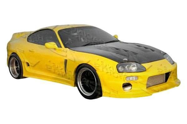 1993-1998 Toyota Supra 2 doors DEMON Style FRP Primer Front Bumper-2