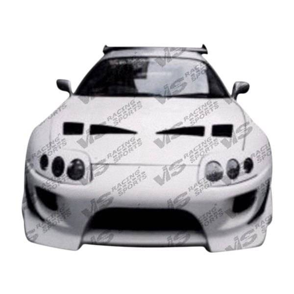 1993-1998 Toyota Supra 2 doors GT Widebody Style FRP Primer Front Bumper-1