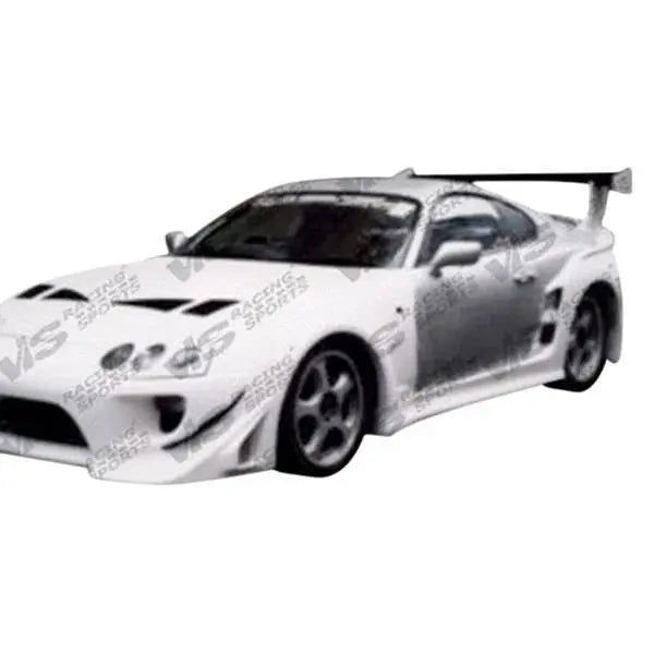 1993-1998 Toyota Supra 2 doors GT Widebody Style FRP Primer Side Skirts-1