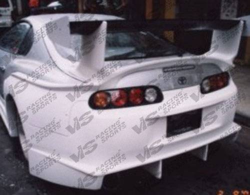 1993-1998 Toyota Supra 2 doors GT Widebody Style FRP Primer Full Kit-3