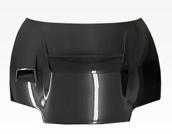 1993-1998 Toyota Supra 2 doors V Line Style Carbon Fiber Black Hood-2