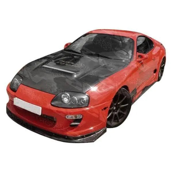1993-1998 Toyota Supra 2 doors V Spec WB Style FRP Primer Side Skirts-2
