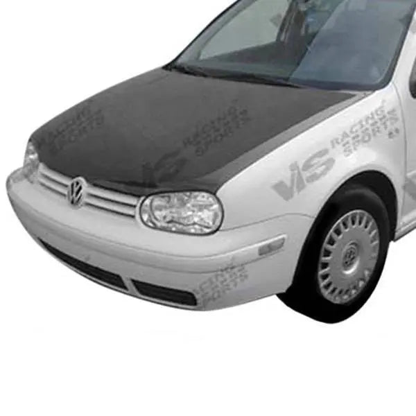 1993-1998 Volkswagen Golf 3 2 doors 4 doors OEM Style Carbon Fiber Black Hood-1