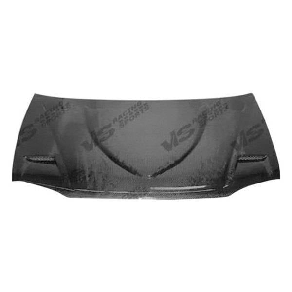 1993-1998 Volkswagen Jetta 4 doors Euro R Style Carbon Fiber Black Hood-1