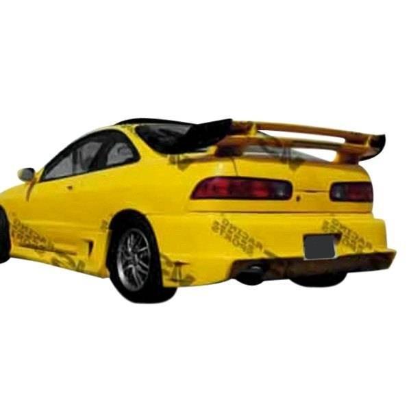 1994-2001 Acura Integra 2 doors BATTLE Z Style FRP Primer Rear Bumper-1