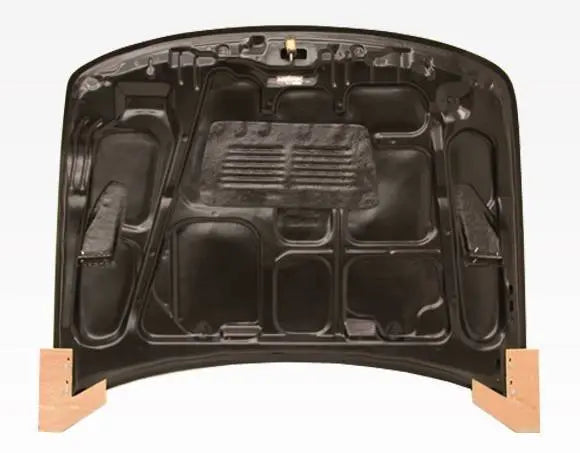 1994-2001 Acura Integra 2 doors 4 doors EVO Style Carbon Fiber Black Hood-4