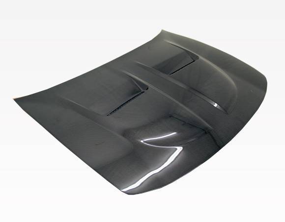 1994-2001 Acura Integra 2 doors 4 doors XTREME GT Style Carbon Fiber Black Hood-2