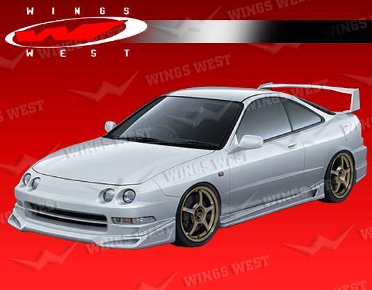 1994-1997 Acura Integra 2 doors 4 doors POLYURETHANE Black Front Lip-1
