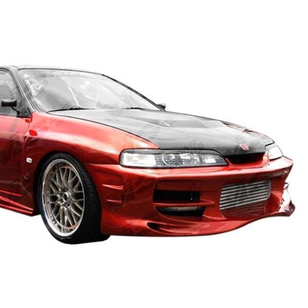 1994-2001 Acura Integra JDM 2 doors 4 doors BALLISTIX Style FRP Primer Front Bumper-1