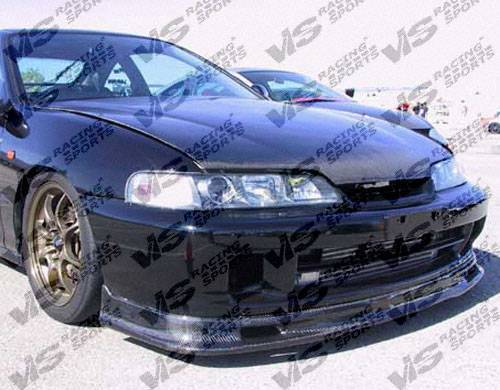 1995-2001 Acura Integra JDM 2 doors 4 doors Carbon Fiber Black Front Lip-1