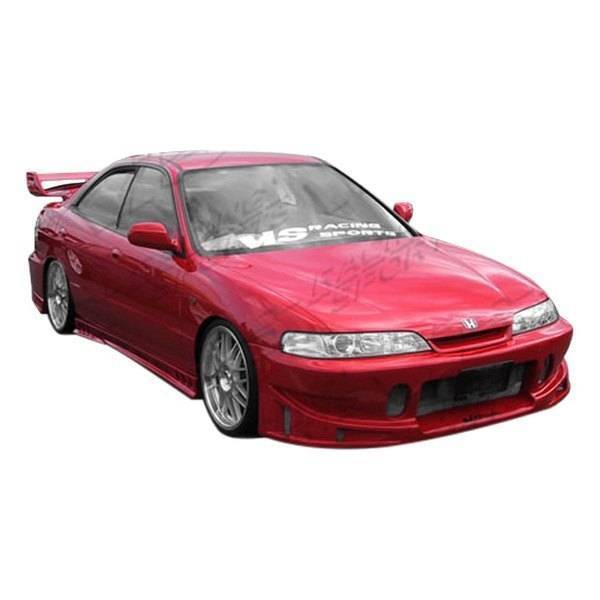 1994-2001 Acura Integra JDM 2 doors 4 doors TSC Style FRP Primer Front Bumper-1