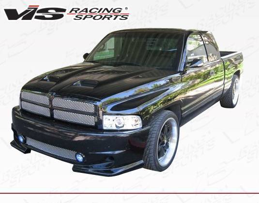 1994-2001 Dodge Ram 2 doors 4 doors PHOENIX Style FRP Primer Front Bumper-3
