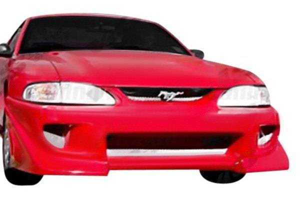 1994-1998 Ford Mustang 2 doors BATTLE Z Style FRP Primer Full Kit-2