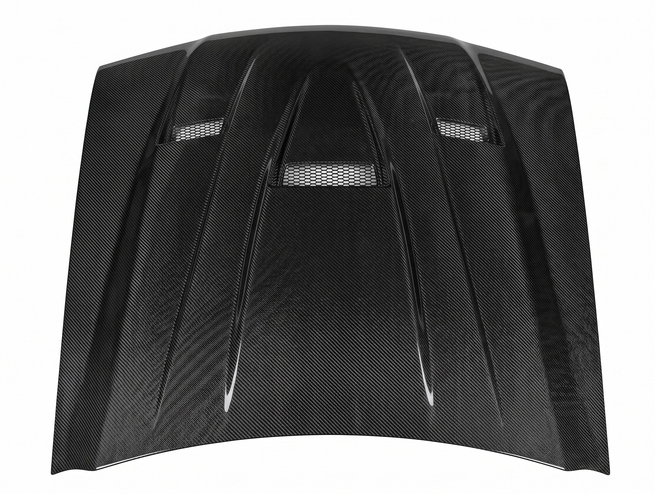 Carbon Fiber Hood Mach 3 Style for Ford MUSTANG 2DR 1994-1998