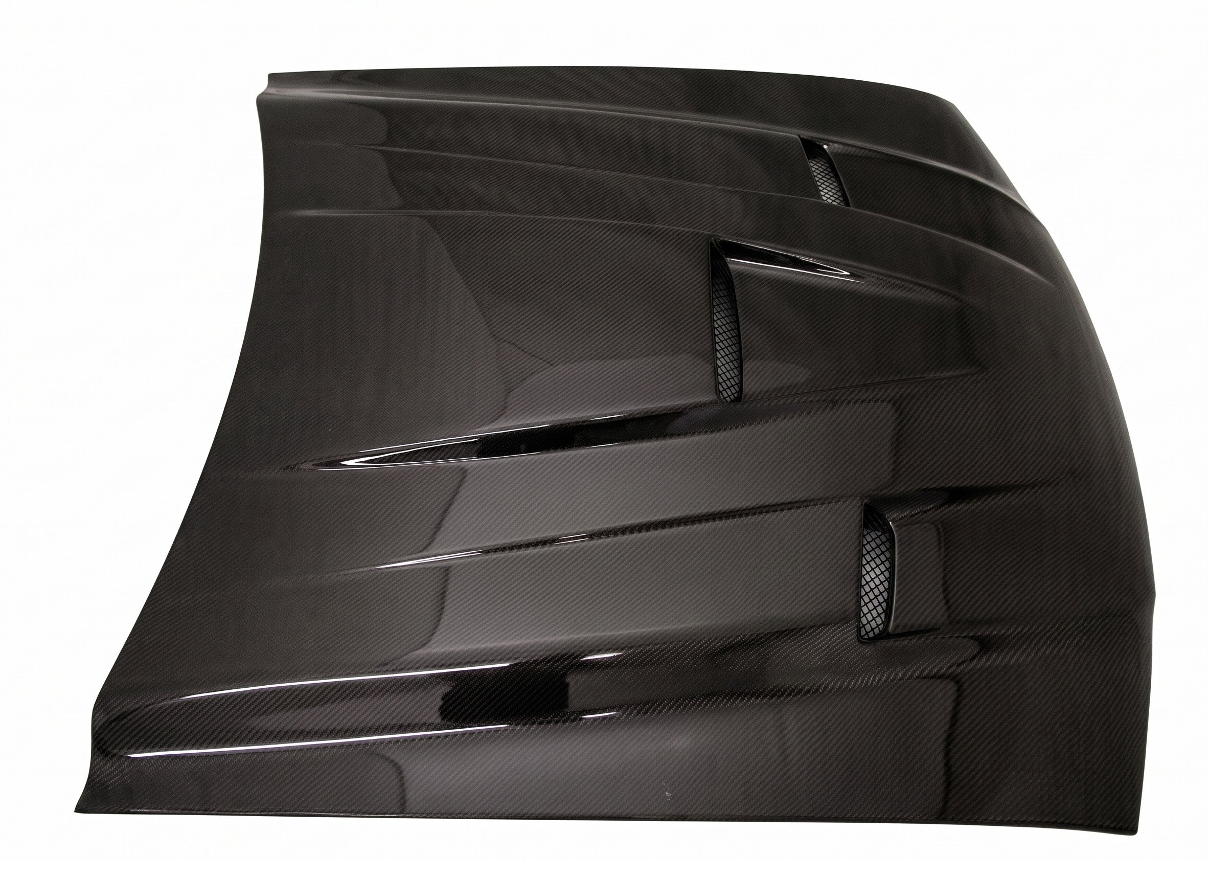 Carbon Fiber Hood Mach 3 Style for Ford MUSTANG 2DR 1994-1998