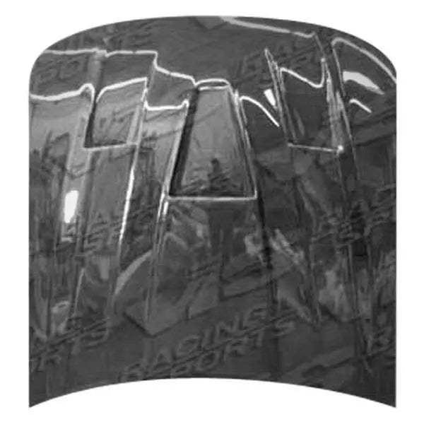 1994-1998 Ford Mustang 2 doors Mach 3 Style Carbon Fiber Black Hood-1