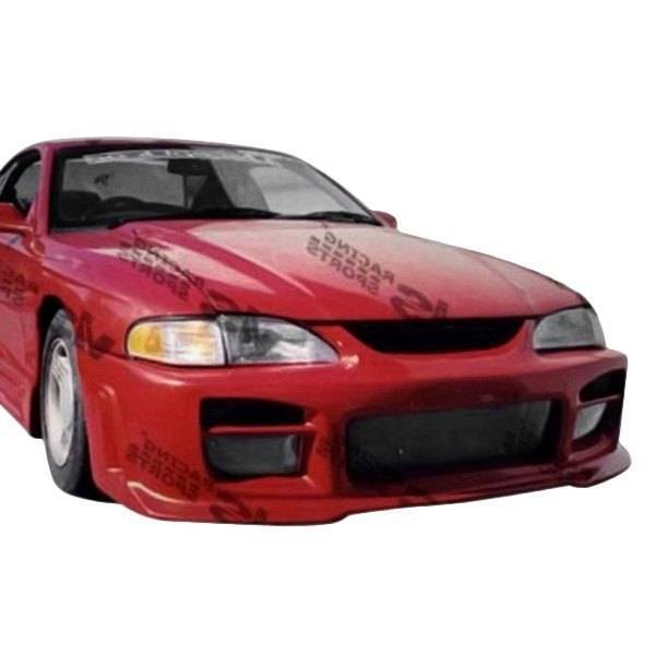 1994-1998 Ford Mustang 2 doors OCTANE Style FRP Primer Front Bumper-1
