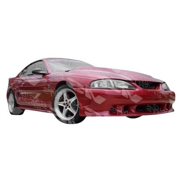 1994-1998 Ford Mustang 2 doors STALKER Style FRP Primer Front Bumper-3
