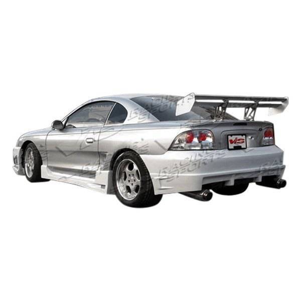 1994-1998 Ford Mustang 2 doors WINGS Style FRP Primer Rear Bumper-1