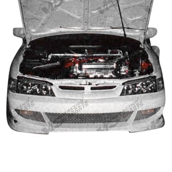 1994-1997 Honda Accord 2 doors 4 doors FUZION Style FRP Primer Front Bumper-1