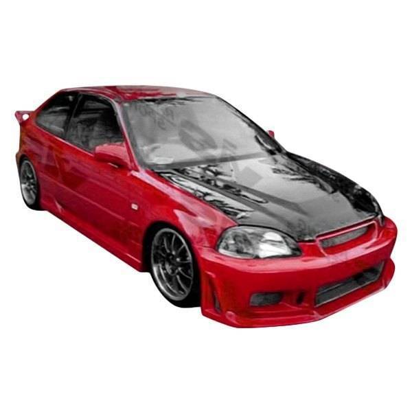 1994-1997 Honda Accord 2 doors 4 doors TRACER 2 Style FRP Primer Front Bumper-1