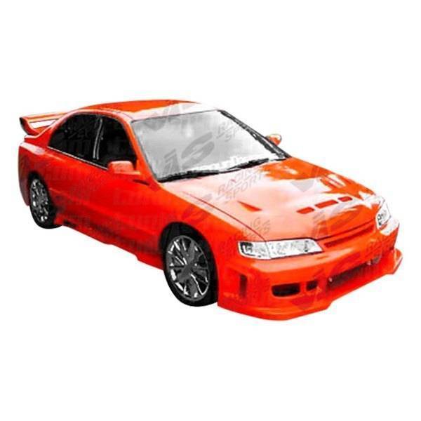 1994-1997 Honda Accord 2 doors 4 doors Z1 BOXER Style FRP Primer Front Bumper-1