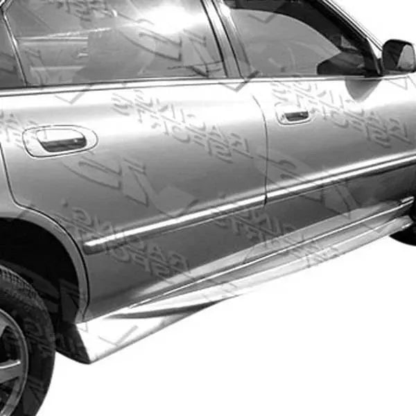 1994-1997 Honda Accord 4 doors INVADER Style FRP Primer Side Skirts-1