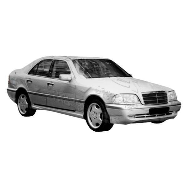 1994-2000 Mercedes C Class W202 4 doors EURO TECH 2 Style FRP Primer Front Bumper-1