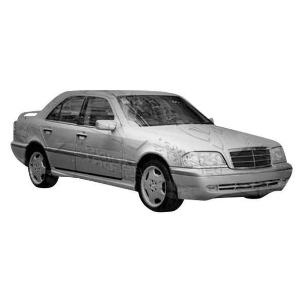 1994-2000 Mercedes C Class W202 4 doors EURO TECH 2 Style FRP Primer Full Kit-1