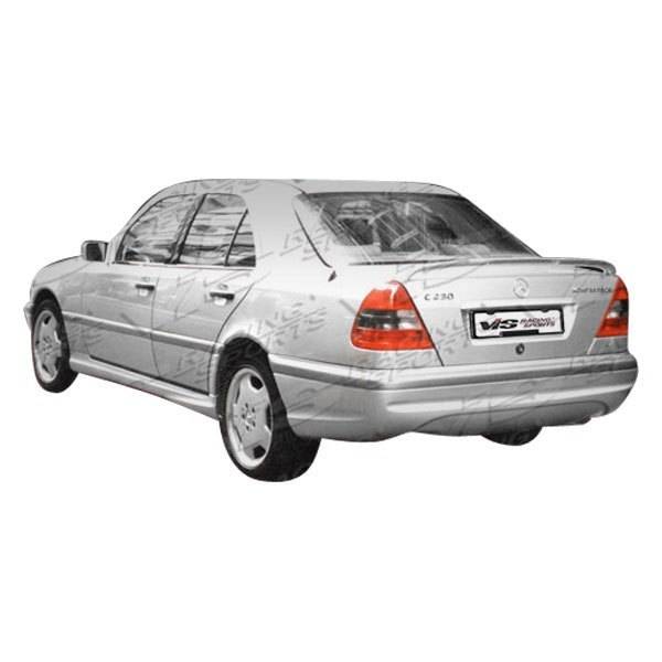 1994-2000 Mercedes C Class W202 4 doors EURO TECH 2 Style FRP Primer Full Kit-2