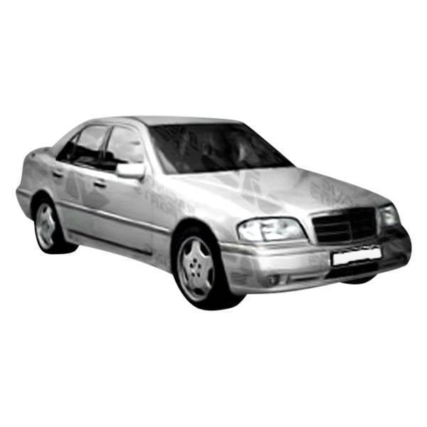 1994-2000 Mercedes C Class W202 4 doors LASER Style FRP Primer Front Bumper-1