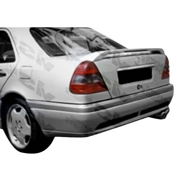 1994-2000 Mercedes C Class W202 4 doors LASER Style FRP Primer Rear Bumper-1